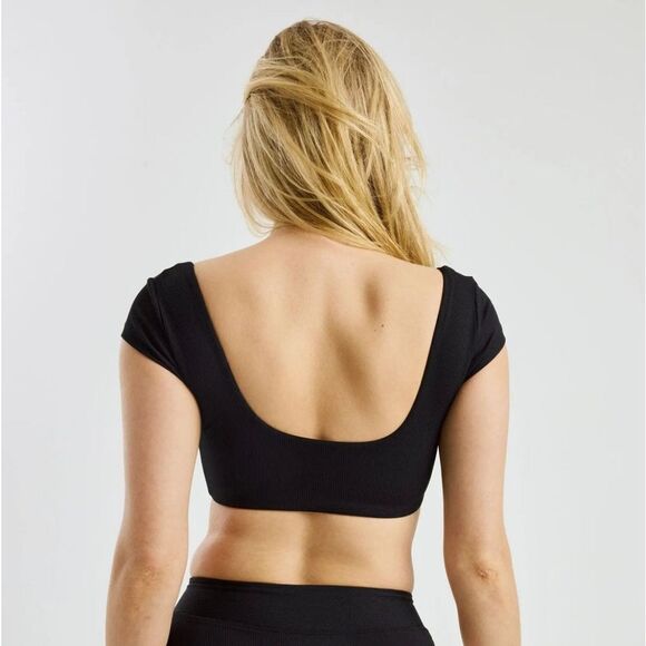 Year of Ours black Sleeved Swim bikini top size M - Picture 3 of 7